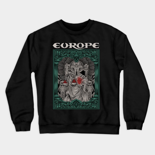 Europe 70s Crewneck Sweatshirt by wiswisna